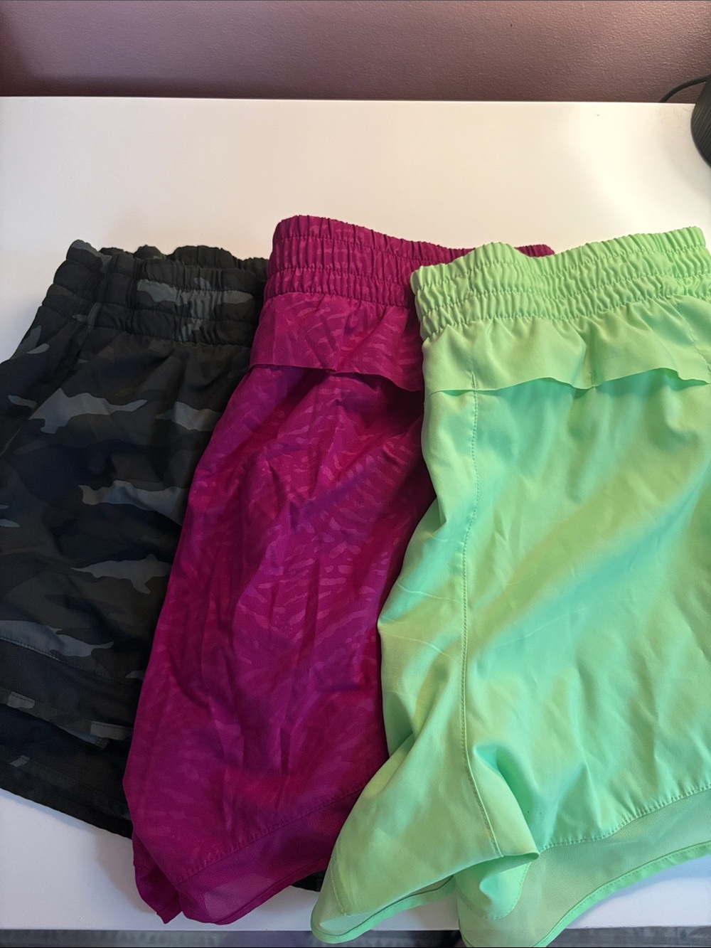 Bundle of 4 inch mesh Athleta shorts
